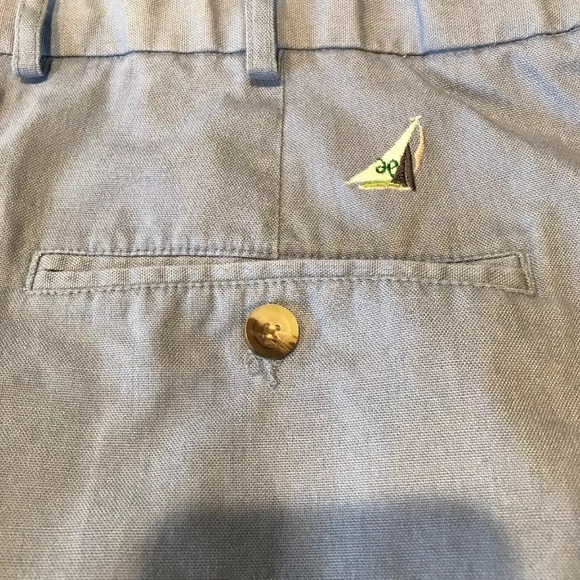 Men's Haband Fit-Forever blue flat front khaki chino shorts size 46 - Picture 11 of 11